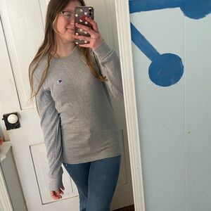 Champion Gray Long Sleeve Shirt